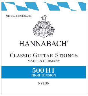 Encordoamento Violão Nylon Hannabach 500 HT - High Tension