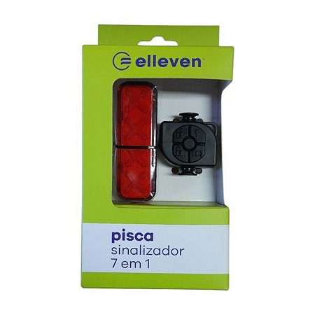 Pisca Sinalizador Elleven 300LM 7 Em 1 Sensor Frenagem + Alarme + Controle Remoto