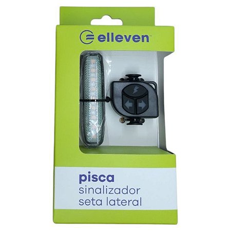 Pisca Sinalizador Elleven 50LM  Com Sensor Frenagem + Seta Lateral + Controle Remoto
