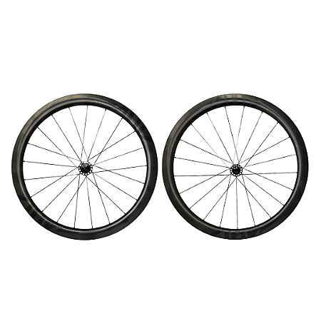 Rodas de Carbono ANV VICTORY Disc. 50mm Perfil Aerodinâmico.