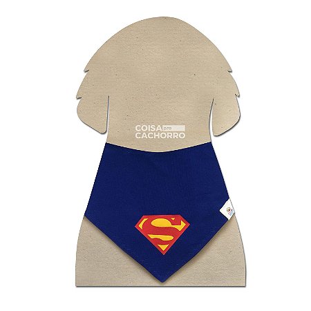 Bandana para cães Super Homem