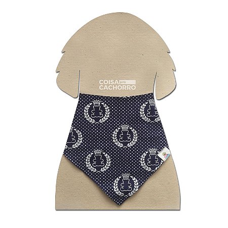 Bandana para cães Ursinho Azul