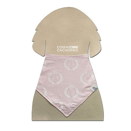 Bandana para cães Ursinho Rosa