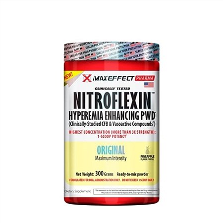 NITROFLEXIN PRÉ-TREINO 300g - MAXEFFECT PHARMA