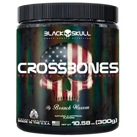 CROSSBONES 300g Black Skull