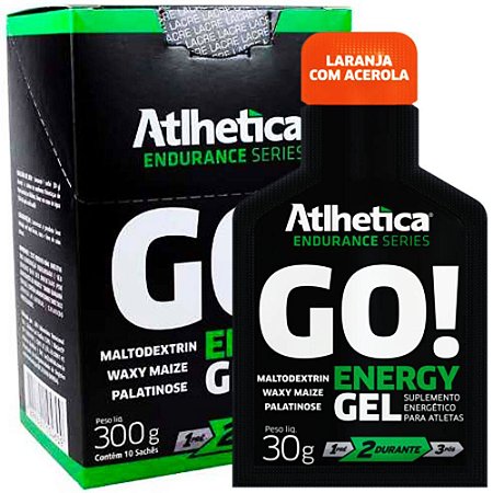 GO! ENERGY GEL	(10 sachês) Atlhetica Nutrition