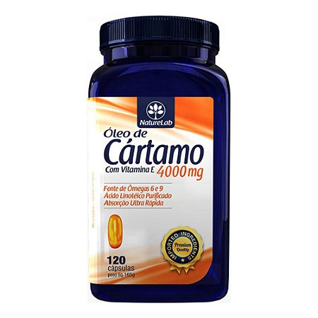 Óleo de Cártamo 4000mg - NatureLab - 120 cápsulas