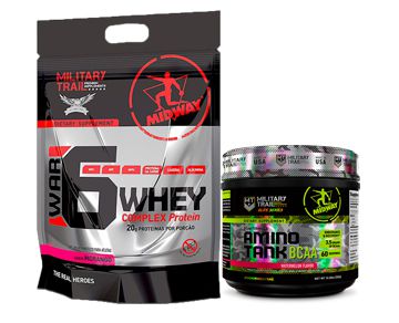 WHEY WAR 6 COMPLEX PROTEIN 900G + AMINO TANK BCAA 300G