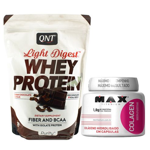 Whey Protein QNT Light Digest 500g + Colagen 100Caps