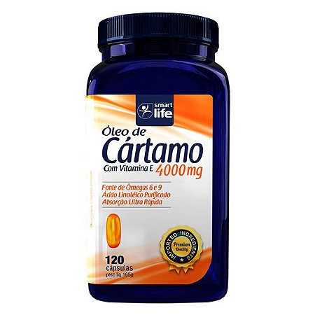 ÓLEO DE CÁRTAMO 4000mg + VITAMINA E - 120Caps