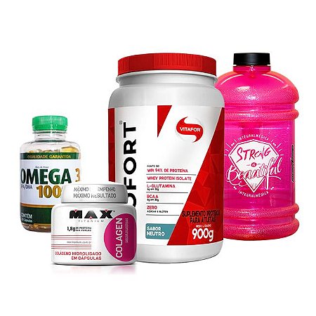 ISOFORT 900G + COLAGEN + OMEGA 3 + BRINDE