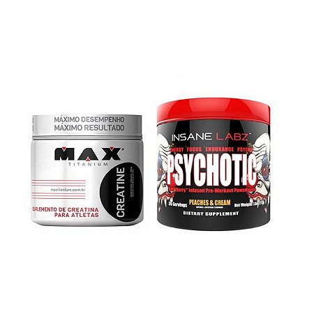 CREA MAX 100G + PSYCHOTIC INSANE LABZ 35 DOSES