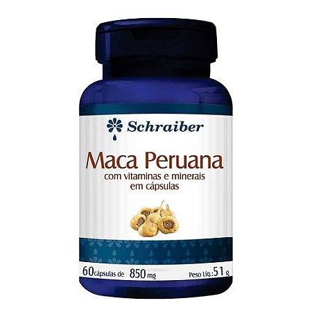 MACA PERUANA VITAMINAS E MINERAIS 60 CAPS