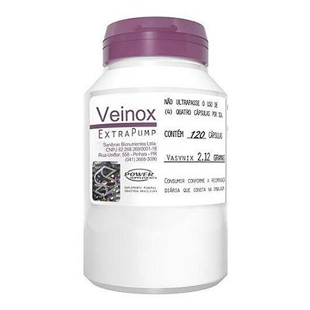 VEINOX -120 CAPS - POWER SUPPLEMENTS