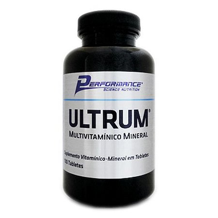 ULTRUM MULTIVITAMÍNICO MINERAL - 100 TABLETES - PERFORMANCE