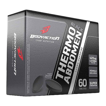 BODYACTION - THERMO ABDOMEN BLACK LISTER - 60 COMPRIMIDOS