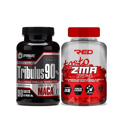 TRIBULUS TERRESTRIS 1g MACA PERUANA 90 TAB + ZMA RED SERIES