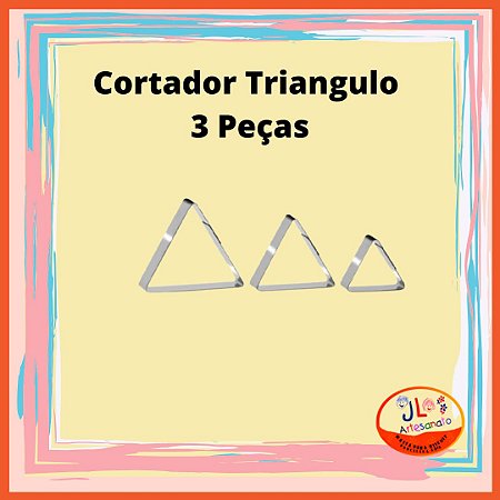 Cortador Kit Triangulo 3 Peças
