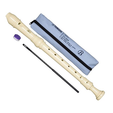 Flauta Doce Contralto Barroca Yamaha YRA-28BIII Com Estojo