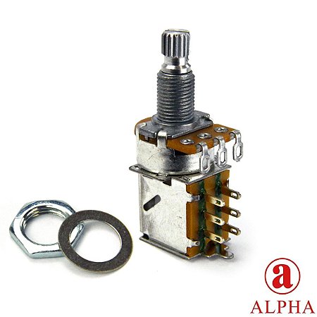 Chave Split Potenciômetro Push Pull Alpha A500K