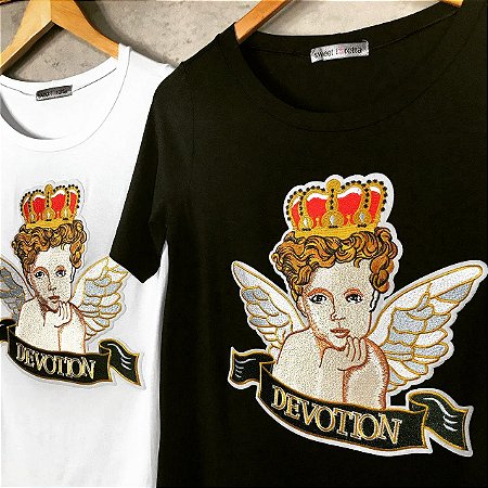 Camiseta T-Shirt Feminina Anjo Coroa