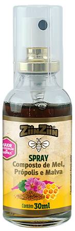 SPRAY- COMPOSTO DE MEL, PRÓPOLIS E MALVA 30 ML
