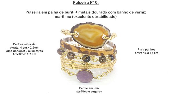 Pulseira Olho de Tigre | Santa Palha