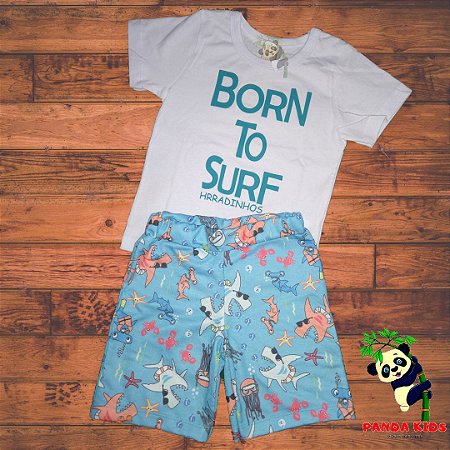 Conjunto Infantil Menino | Bermudas de Poliéster, Camisetas de Algodão -  Panda Kids | Moda Infantil