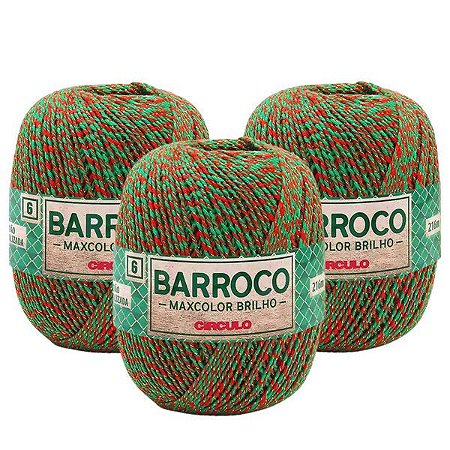 FIO BARROCO MAXCOLOR BRILHO NATAL Nº6