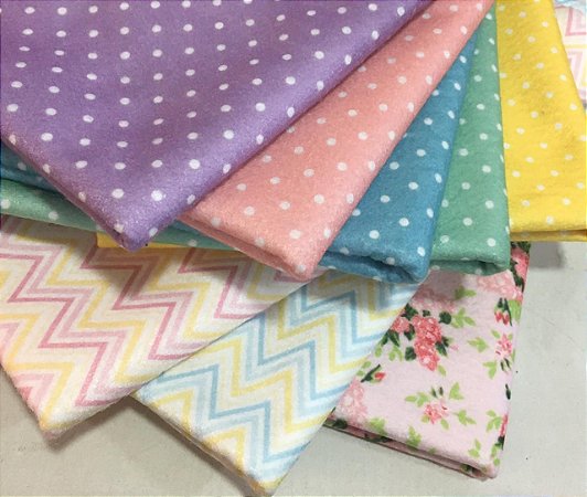 FELTRO ESTAMPADO - COLOR BABY ½ METRO