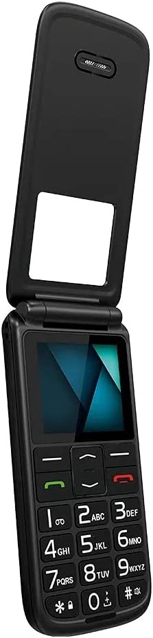 Celular Multilaser Flip Vita Duo Dual Chip com duas telas + Botão SOS + Rádio FM + MP3 + Bluetooth + Câmera Preto