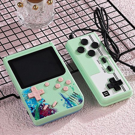 Retro Handheld Game Console para Crianças, Mini Console Portátil - Wolf  Games