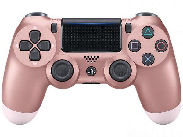 Controle PS4 sem Fio Dualshock 4 Sony - Rosa Dourado