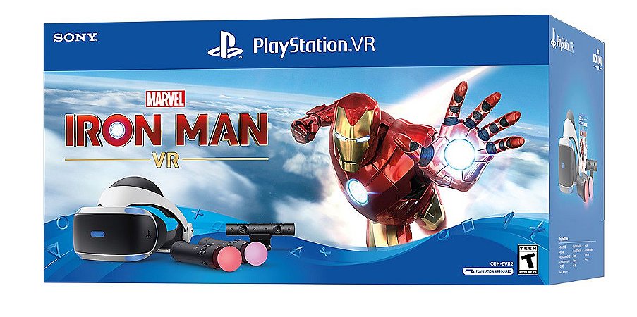 Playstation Vr Marvel Iron Man Zvr2 Bundle - Ps4