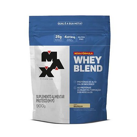 WHEY BLEND - 900G (REFIL) - MAX TITANIUM