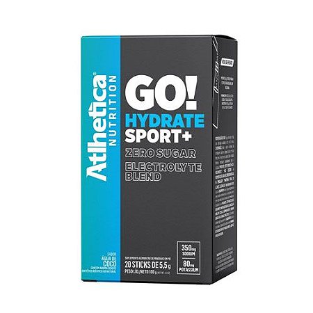 GO! HYDRATE SPORT + - 20 STICKS - ATLHETICA NUTRITION