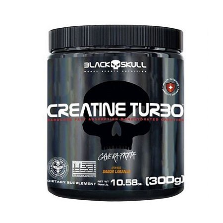 CREATINE TURBO (SABOR) - 300G- BLACK SKULL