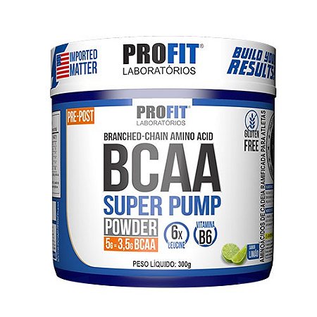 BCAA SUPER PUMP POWDER - 300G - PROFIT LABORATÓRIOS