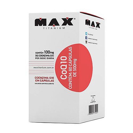 COQ 10 - 60 CÁPSULAS - MAX TITANIUM