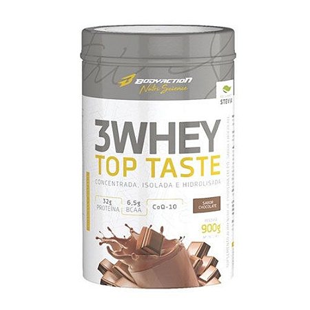 3 WHEY TOP TASTE - 900G - BODY ACTION