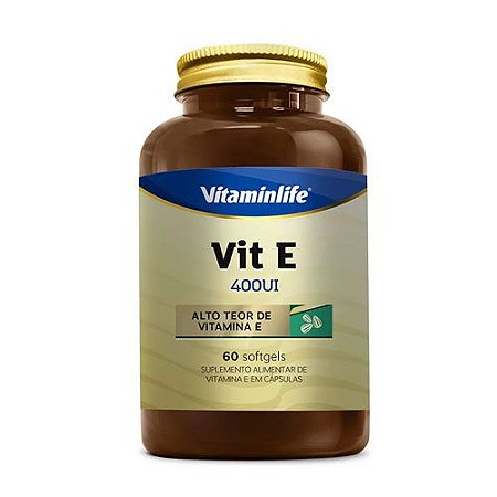 VIT E 400UI - 60 SOFTGELS - VITAMIN LIFE