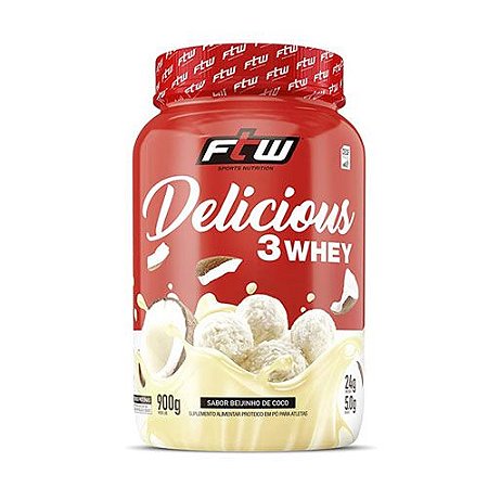 DELICIOUS 3 WHEY - 900G - FTW SPORTS NUTRITION