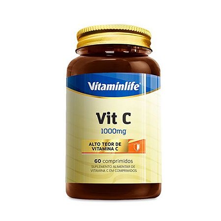 VIT C 1000MG - 60 COMPRIMIDOS - VITAMIN LIFE