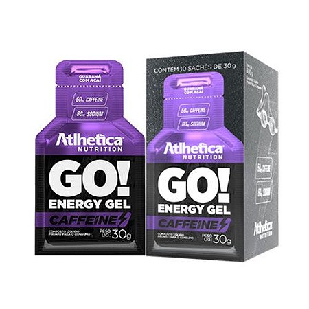 GO ENERGY GEL CAFFEINE - 30G -  ATLHETICA NUTRITION