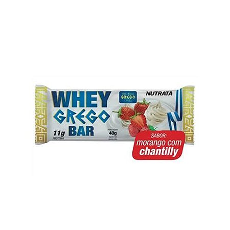 WHEY GREGO BAR - 40G - NUTRATA