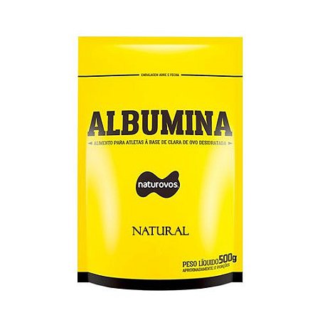 ALBUMINA - 500G - (NATURAL) - NATUROVOS