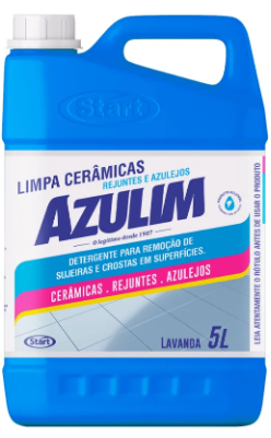 LIMPA CERÂMICA | AZULEJO | REJUNTE PROFISSIONAL- AZULIM 5L - START QUÍMICA