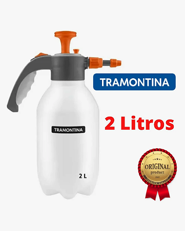 PULVERIZADOR MANUAL COMPRESSÃO PRÉVIA 2 LITROS TRAMONTINA PRO
