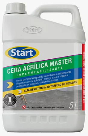 CERA ACRÍLICA MASTER IMPERMEABILIZANTE PROFISSIONAL 5L START QUÍMICA