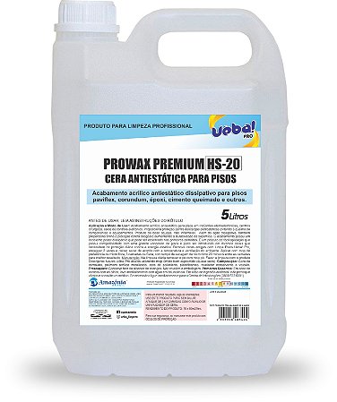 PROWAX Premium HS-20 5L UÊBA Cera ANTIESTÁTICA*